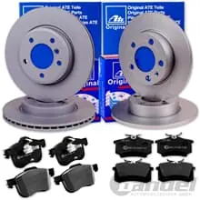 ATE BREMSSCHEIBEN + BELÄGE VORNE + HINTEN für OPEL ADAM + CORSA E Bj. 2012-2019 Rabatt