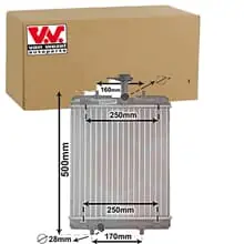 VAN WEZEL KÜHLER WASSERKÜHLER passend für CITROËN C1 PEUGEOT 107 108 TOYOTA Letzte Chance