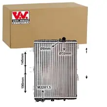 VAN WEZEL KÜHLER WASSERKÜHLER passend für AUDI 80 90 CABRIOLET COUPE 03002038 Angebot