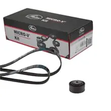 GATES Micro-V Kit KEILRIPPENRIEMEN-SATZ passend für DACIA SANDERO NISSAN Versand Am Gleichen Tag