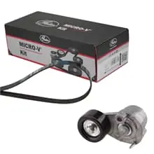 Markenprodukt GATES Micro-V Kit KEILRIPPENRIEMEN-SATZ passend für CHEVROLET AVEO TRAX OPEL