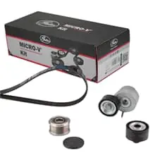GATES Micro-V Kit KEILRIPPENRIEMEN-SATZ passend für FIAT SCUDO PEUGEOT 206 206+ Solange Der Vorrat Reicht