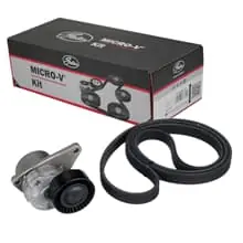 Meistverkauft GATES Micro-V Kit KEILRIPPENRIEMEN-SATZ passend für VOLVO C70 S40 S60 S70 S80