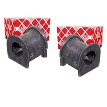 2x FEBI 24mm STABILAGER VORNE passend für TOYOTA AVENSIS LINKS+RECHTS Super-Preis