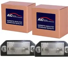 Neu Im Sortiment 2x AIC KENNZEICHENLEUCHTE passend für VW PASSAT LINKS+RECHTS