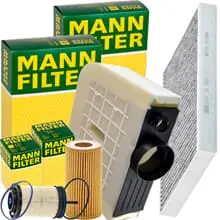 Ausverkauf MANN FILTER INSPEKTIONSPAKET passend für AUDI Q7 Q8 4M TOUAREG CR7 TDI