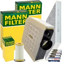 Direktkauf MANN FILTER INSPEKTIONSPAKET passend für AUDI Q7 4M 2.0 TFSI 252 PS