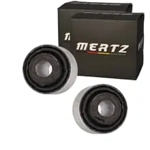 Neu Im Sortiment 2X MERTZ QUERLENKERLAGER BUCHSE AUßEN HINTEN OBEN BEIDSEITIG PASSEND FÜR AUDI