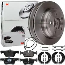 Schneller Versand NK BREMSSCHEIBEN + BELÄGE HINTEN passend für BMW F30 F31 F34 + F32 F33 F36