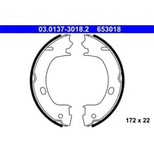 Günstig ATE HANDBREMSBACKEN SATZ OHNE HEBEL passend für CHRYSLER PT SEBRING