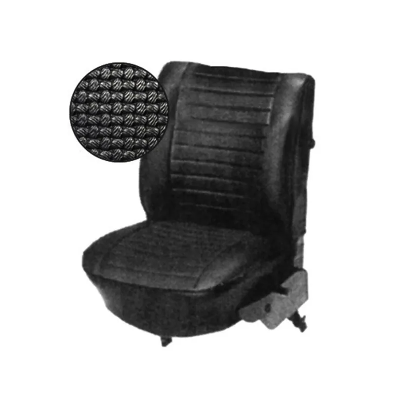 Sitzbezug satz, schwarz passend für VW Käfer Cabrio 08/73-07/76 Top-Angebot
