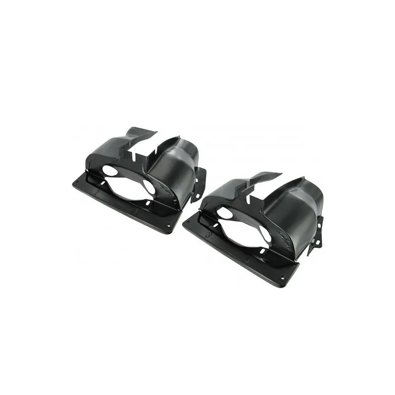 Zylinderkühlbleche Doppelkanal, schwarz passend für VW Käfer, Karmann Ghia, Bus T1/T2 13/15-1600cc Sale
