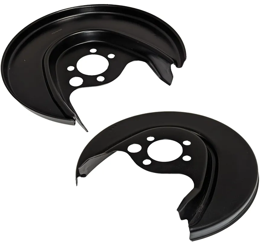 Top-Angebot 2x Ankerblech, Spritzschutz, Hinterachse, VW Golf 1/2/3, Umbau 230 mm-Bremse